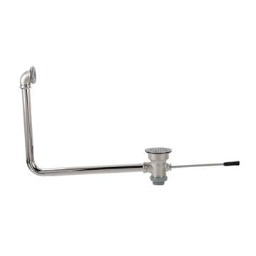 CHG D10-4590 Encore Lever Handle Drain for 3" Sink Opening with Overflow Assembly and 2" Outlet