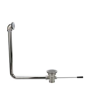 CHG D10-4591-Z Encore??  Lever Handle Drain for 3" Sink Opening with Overflow Assembly and 1-1/2" Outlet, Retail Packaging
