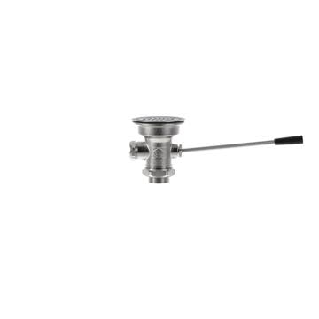 CHG D15-7510-RM Top-Line Lever Handle Drain, 3-1/2" Sink Opening, 1-1/2" Male Outlet Brass