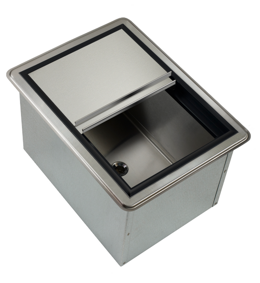 Krowne D278-7 Krowne D278-7. DROP-IN ICE BIN, 20" X 15" WITH BUILT IN 7-CIRCUIT COLD PLATE, SLIDING COVER 