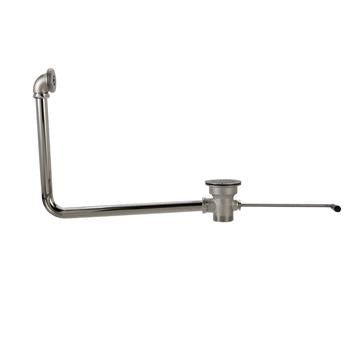 CHG D50-4590 Encore  Twist Handle Drain, 3" Sink Opening with Overflow Assembly, 2" Outlet