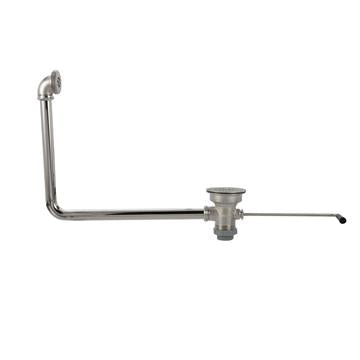 CHG D50-7115 Encore  Twist Handle Drain, 3-1/2" Sink Opening, 1-1/2" Outlet with Overflow Assembly