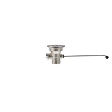 CHG D50-7200-Z Encore  Twist Handle Drain, 3-1/2" Sink Opening, 2" Outlet, Retail Packaging