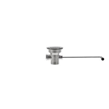 CHG D53-7210 Encore Twist Handle Drain, 3-1/2" Sink Opening, 2" Outlet with Crumb Cup Strainer