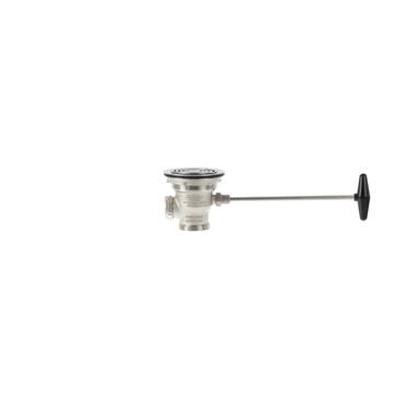 CHG DBN-8000-Z Encore Quik-Flo Rotary Drain, 3-1/2" Sink Opening, 2" Male or 1-1/2" Female Outlet, Retail Packaging