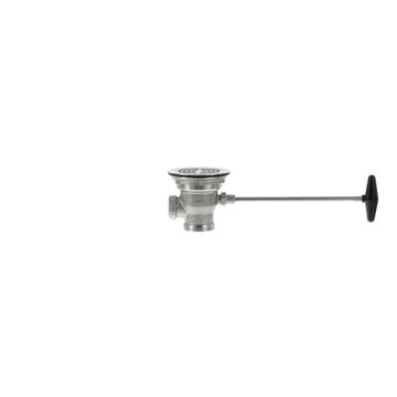CHG DSS-8000-FS Encore DrainMaster Rotary Drain with Flat Strainer, 3-1/2" Sink Opening, 2" Male or 1-1/2" Female Outlet