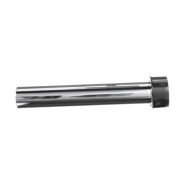 CHG E15-0244 Encore Nickel Plated Brass Overflow Tube, 1-1/2" X 12" with Grommet and Overflow Strainer for 1-1/2" NPT
