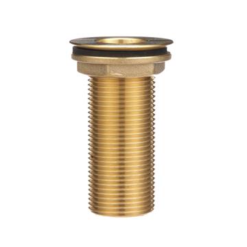 CHG E16-4020-BLW Encore Brass Sink Drain 3-1/4" L, 1-3/8" Dia Sink Opening, 2" Face Flange, Includes: Brass Locknut &amp; Washer, 1" NPT
