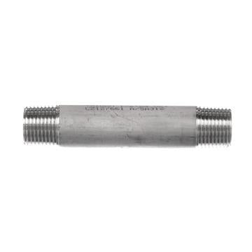 CHG E19-0126 Encore Stainless Steel 304 Nipple 6" Long, Schedule 40, 1/2" NPT