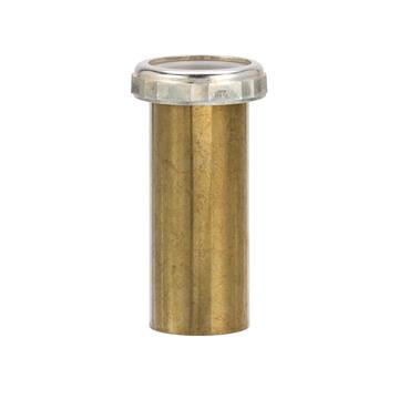 CHG E22-4120 Encore Tailpiece Assembly, 4" L, Brass, Includes: Gasket &amp; Slip Nut, 1-1/2" NPT