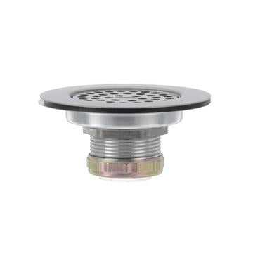 CHG E32-4900 Encore Drain Strainer, Flat, 3-1/2 to 4" Sink Opening, Stainless Steel, Includes: Locknut, Washer &amp; Coupling Nut, 1-1/2" NPT
