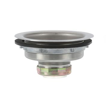 CHG E38-1012 Encore Duo Basket Drain, 3-1/2" Opening, 4-1/2" Flange, 18-8 S/S, Crumb Cup, w/Locknut, Gasket, Washer, Tailpiece, &amp; Slipnut