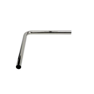 CHG E48-4660 Encore Overflow Elbow, 14" x 18", 1-1/4" OD Tubing, Formed One Piece, Chrome Plated Brass