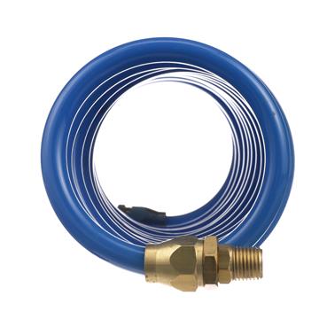 CHG K50-Y010-C108 Blue Coiled Vinyl Hose, 108"