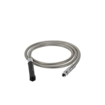 CHG KC50-Y004-72 Encore Commercial Duty 72" Stainless Steel  Pre-rinse Hose with Grip