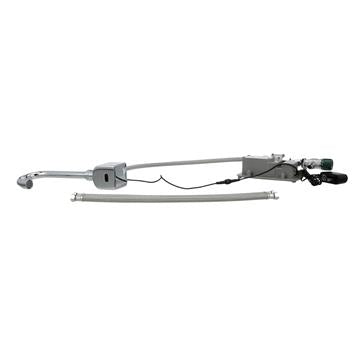 CHG KE19-1102-RB1 Intelli-Flo EZ Electronic Wall Mount Faucet 6-1/2" Rigid Gooseneck Spout AC Powered with Thermostatic Mixing Valve and 1.5 gpm Laminar Flow Vandal Resistant