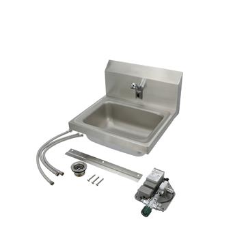 CHG KE25-B031-CB1 Intelli-Flo EZ Electronic Hand Wash Station with Thermostatic Mixing Valve and 1.5 gpm Laminar Flow