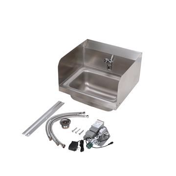 CHG KE28-B131-CA1 EZ Hand Sink W/OUTLET, GEN 2, TMV, 2 SIDE SPLASH,