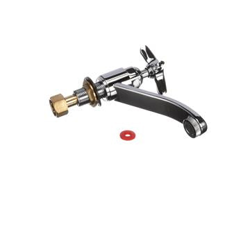 CHG KL18-3170 Single Pantry Faucet with 360° Rotation, 4" (102mm) Swivel Spout and Cross Handle