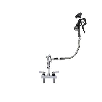 CHG KL41-2055VB20 Utility Spray, Deck Mount, 4" (102mm) O.C., 10" (356mm) swivel stainless steel tubular swing spout