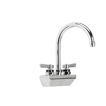 CHG KL45-4002 Encore 4" OC Wall Mount Faucet with 6" Swivel Gooseneck Spout