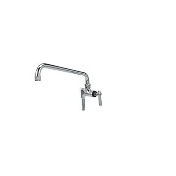 CHG KL55-7014 Encore Brass Chrome Plated Add-on Faucet with 14" Spout