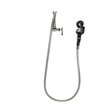 CHG KL69-2000-VB Encore??  Brass Chrome Plated Single Wall Mount Utility Spray Assembly with 72" Hose and Vacuum Breaker