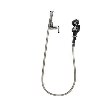 CHG KL69-2000-VB Encore  Brass Chrome Plated Single Wall Mount Utility Spray Assembly with 72" Hose and Vacuum Breaker