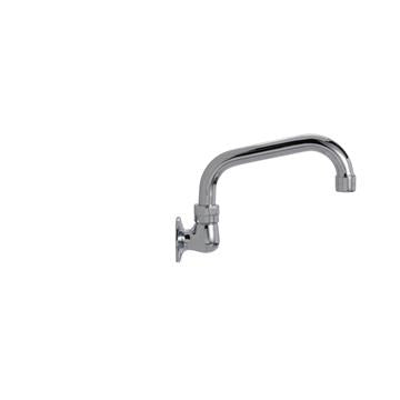CHG KL72-9006 Encore Brass Chrome Plated Wall Mount Spout Base with 6" Swivel Spout