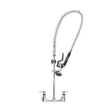 CHG KLP53-10L4-BS Encore 8" OC Wall Mount  Pre-rinse Assembly with  Stainless Steel Spring and 1.05 gpm PowerPulse Utility Spray