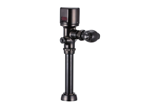 Hydrotek HB8000CMB-B1 Matte Black- Battery 1.0GPF Urinal, 3/4" Stop & 3/4" Top Spud