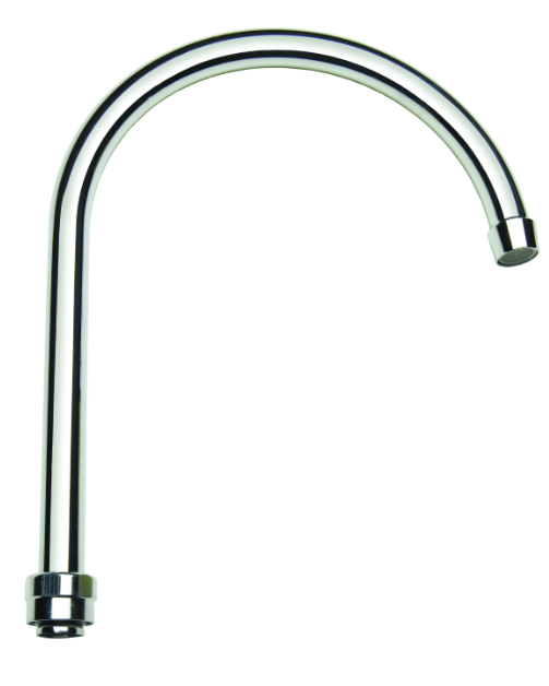 Krowne 21-429L. ROYAL SERIES 8-1/2" WIDE GOOSENECK REPLACEMENT SPOUT. 