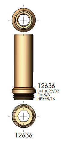 Union Brass 12636 (2636) Seat - 50 Series