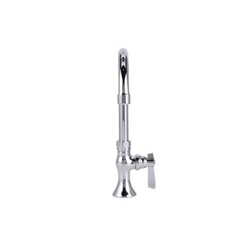CHG TLL20-9102-SE1Z Top-Line Single Pantry Deck Mount Faucet with 6" Swivel Gooseneck Spout, Retail Packaging