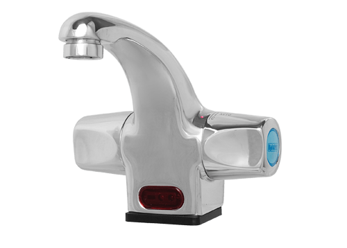 Hydrotek H-3000C-LR Hardwired Lavatory Faucet, Mixing & Manual On/Off