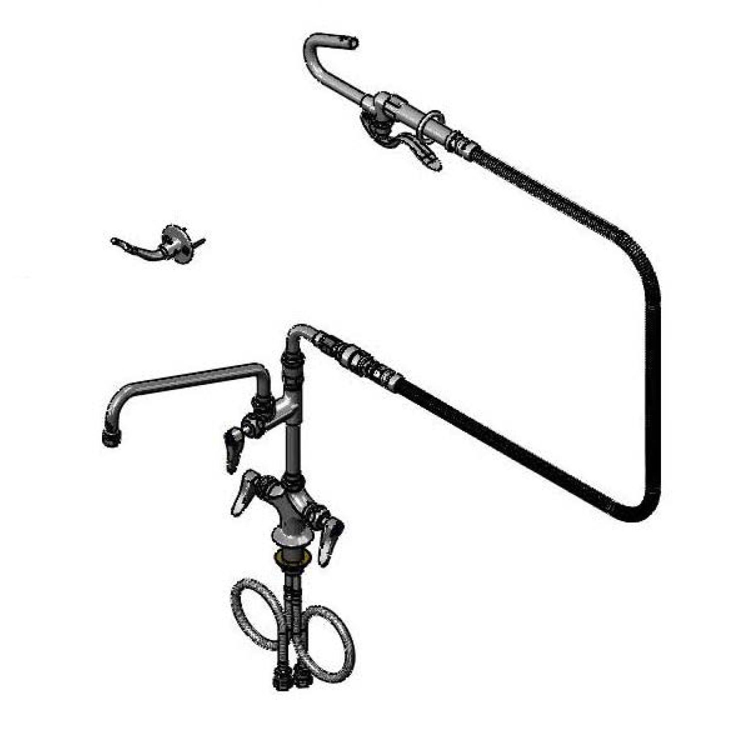 T&S Brass B-0300-A12CR-PF