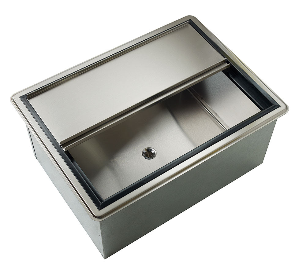 Krowne D2712-7 Krowne D2712-7. 27" X 20" DROP IN ICE BIN 12" DEEP WITH BUILT-IN SEVEN CIRCUIT COLD PLATE.   