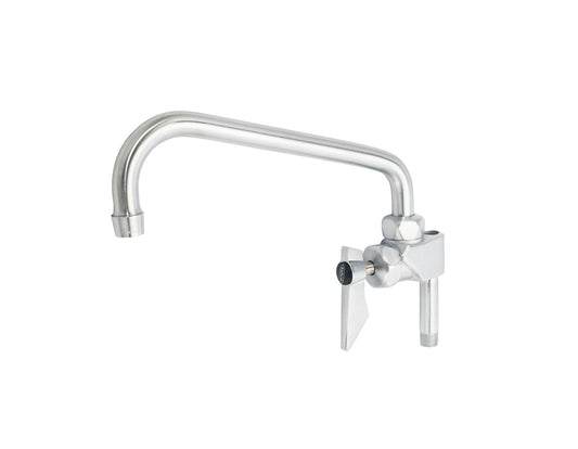 Krowne DX-149 Krowne DX-149. Diamond Series Add-on Faucet with 8" Swing Spout. Solid chrome plated brass base with ultra-polish satin. 1/4 turn high performance Ceramic cartridge Valve with integral check. 3/8" NPT Female outlet. Turns on and off without obstruction.             