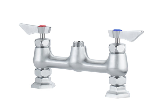 Krowne DX-9XX Krowne DX-9XX. Diamond Series 8" Center Raised Deck Mount Faucet Body (No Spout).         