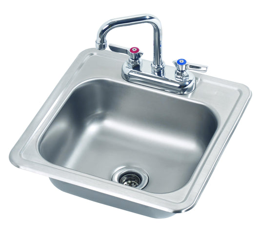 Krowne HS-1515 Krowne HS-1515. 15" x 15" One Compartment Drop-In Sink. 