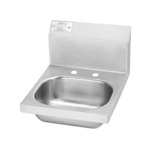 Krowne HS-18-LF Krowne HS-18-LF. 14-1/2"W Hand Sink Less Faucet with 4" Center Deck Faucet Holes.    