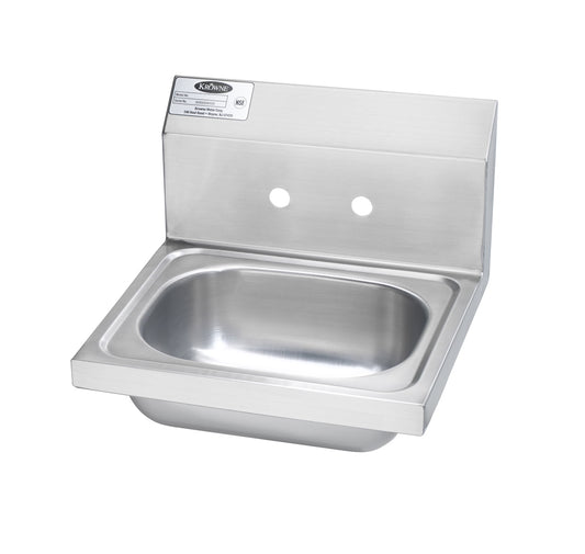 Krowne HS-2-LF Krowne HS-2-LF. 16"W Hand Sink Less Faucet with 4" Center Faucet Holes.