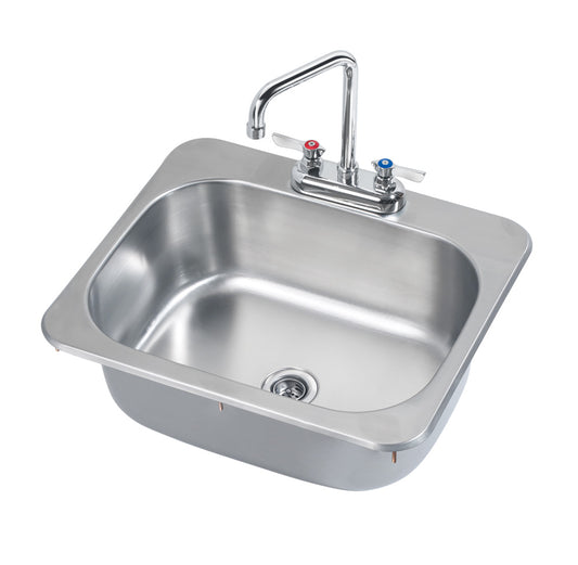 Krowne HS-2017 Krowne HS-2017. 20-1/4" x 17" One Compartment Drop-In Sink.                  