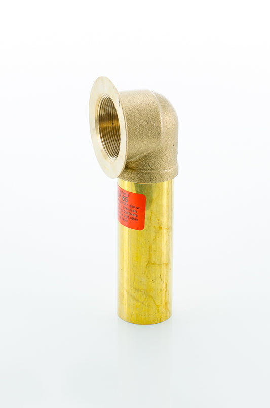 Pasco 1373. 1-3/8� Bath Tub Waste Shoe & Strainer. Brass, 22 Gauge tube. Price Pfister style.