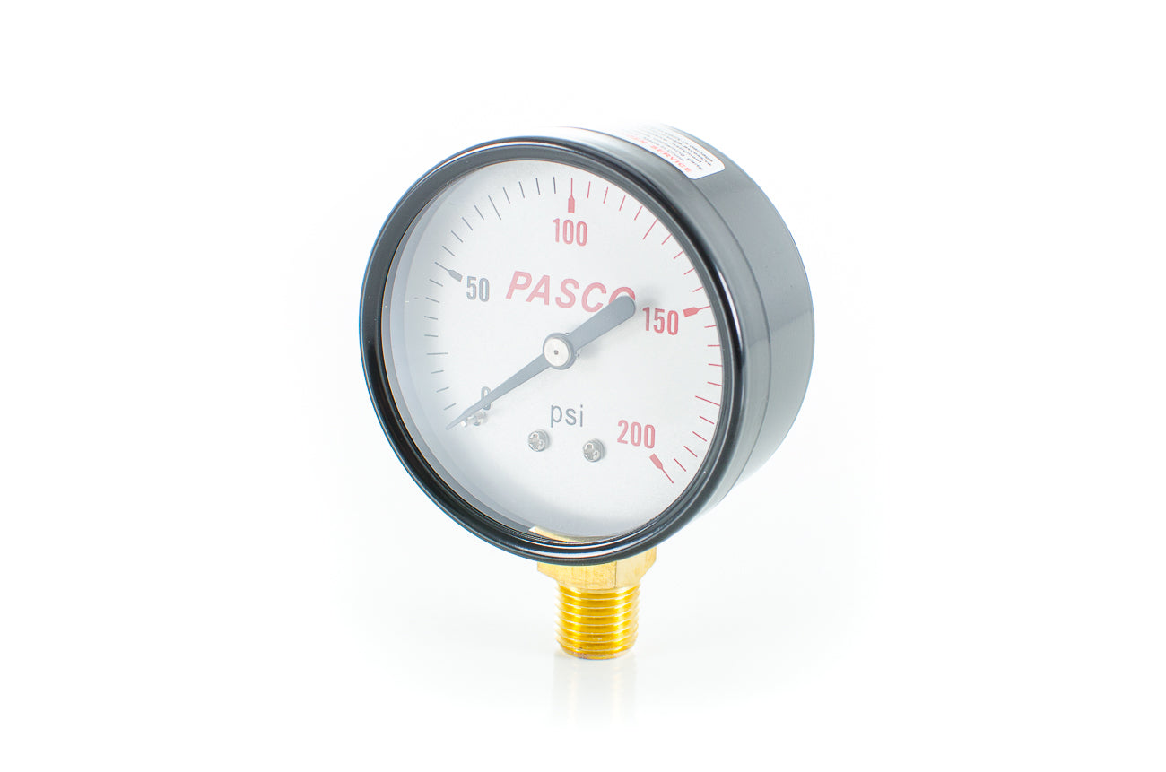 Pasco 1743 2-1/2" 200# PRESSURE GAUGE