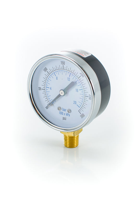 Fisher 1744 2-1/2" 300# pressure gauge