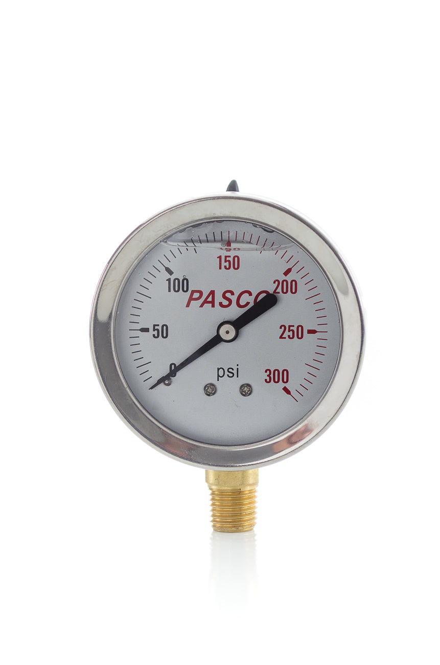 Pasco 1777 2-1/2" 300 PSI GLYCERINE GAUGE
