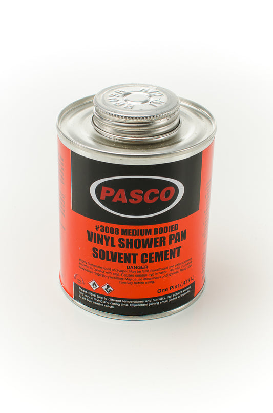 Pasco 3008 Shower PAN SOLVENT CEMENT 1 PT