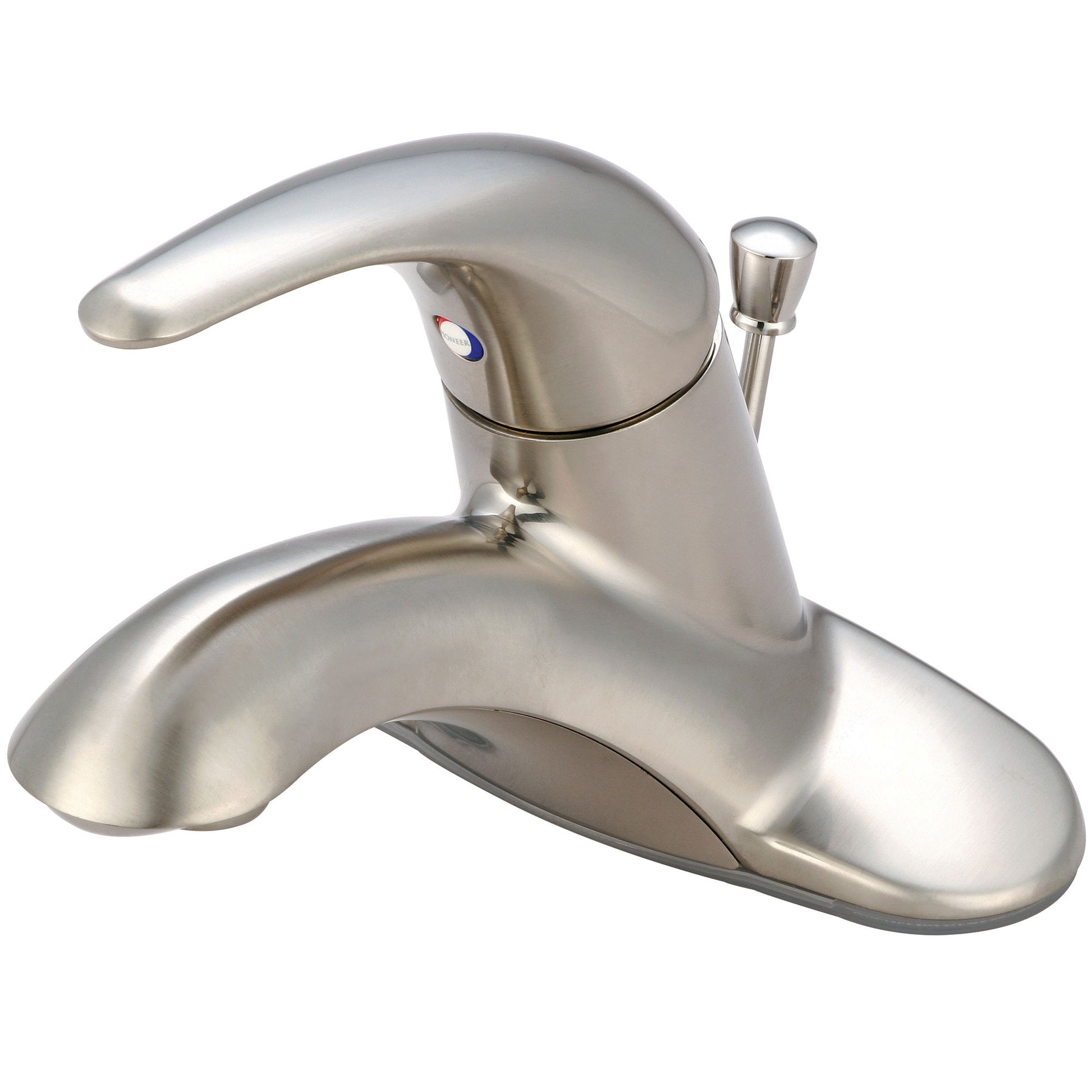 Pioneer 3Lg160H-Bn Lav-Legacy 4" Single Lvr Hdl W/Pop-Up 3/8" Flex-Pvd Bn