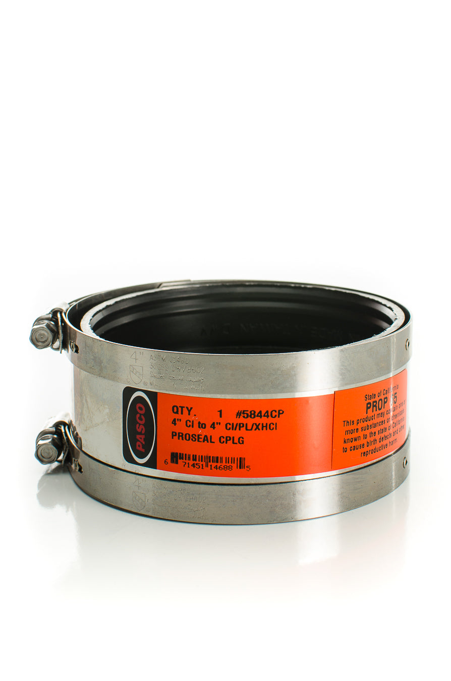 Pasco 5844CP 4" CI/PL to 4" CI/PL/XHCI PROSEAL CPLG